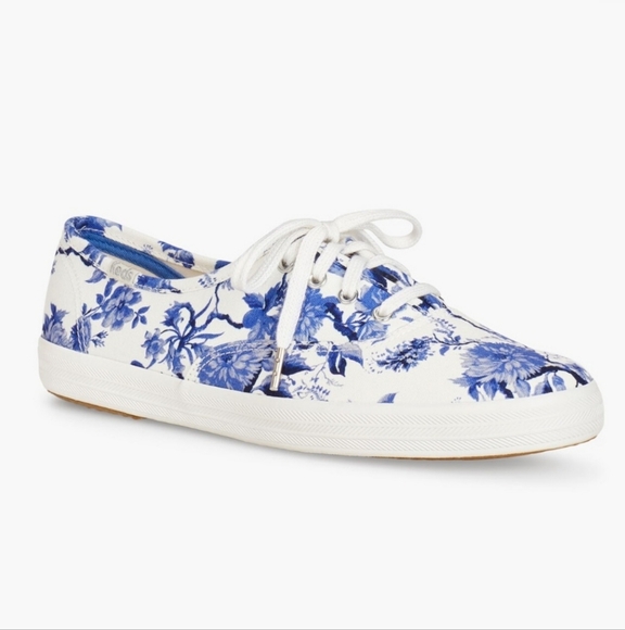 Keds | EUC Champion Sneakers Talbots Exclusive Tree Toile Floral Print Size 6.5 - Picture 1 of 10